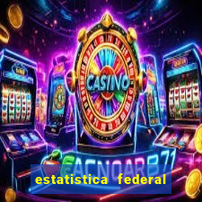 estatistica federal jogo do bicho